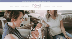 Desktop Screenshot of novamidwifery.com